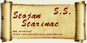 Stojan Starinac vizit kartica